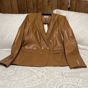 Faux leather jacket